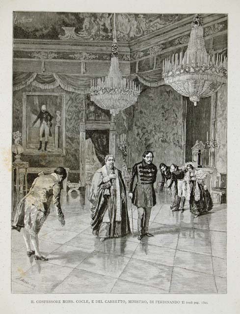 Il confessore Mons, Cocle, Del Carretto, ministro, di Ferdinando II