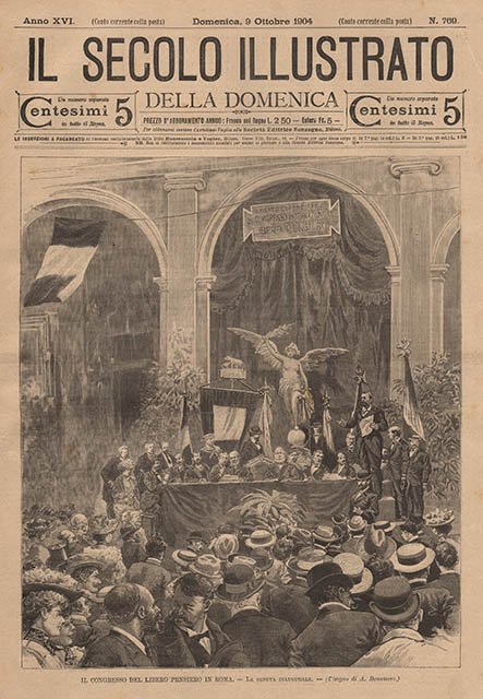 Il Congresso del libero pensiero in Roma - La seduta …