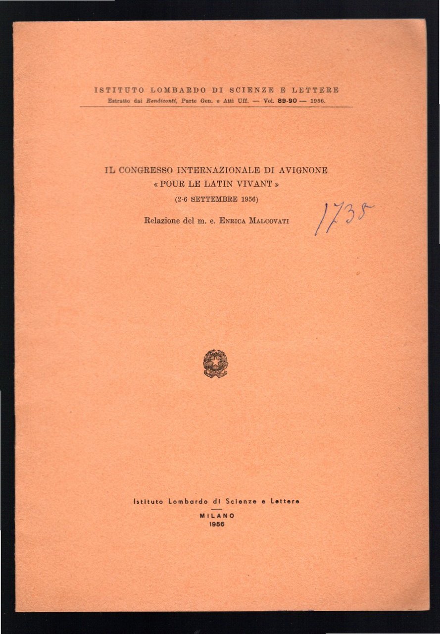Il Congresso Internazionale di Avignone "Pour le Latin vivant" (2-6 …
