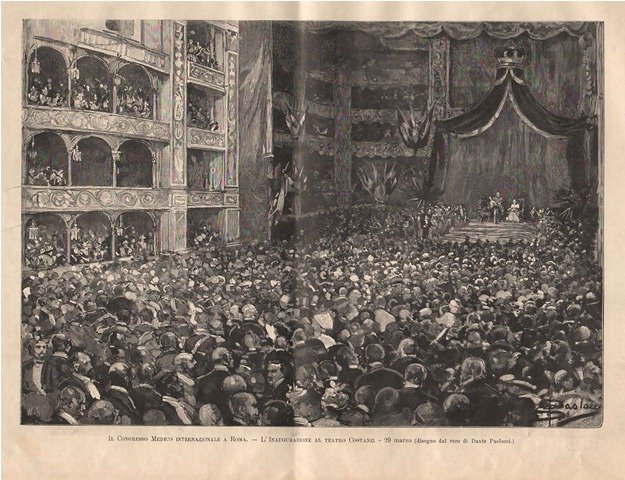 Il Congresso Medico internazionale a Roma - L’Inaugurazione al teatro …