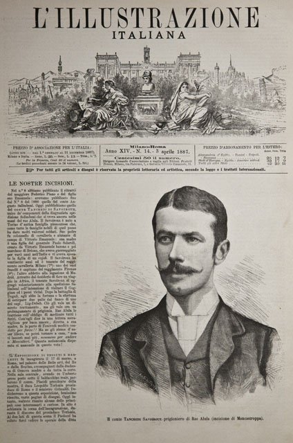 Il conte Tancredi Savoiroux prigioniero di Ras Alula