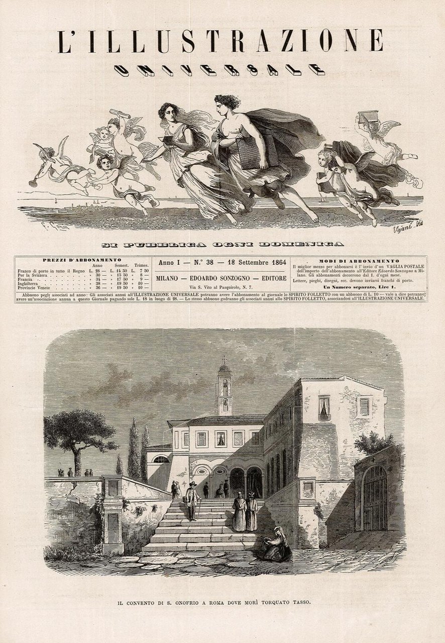 Il convento di S. Onofrio a Roma dove morì Torquato …