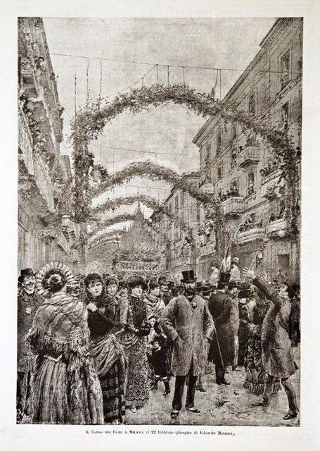 Il Corso dei Fiori a Milano, il 22 febbraio