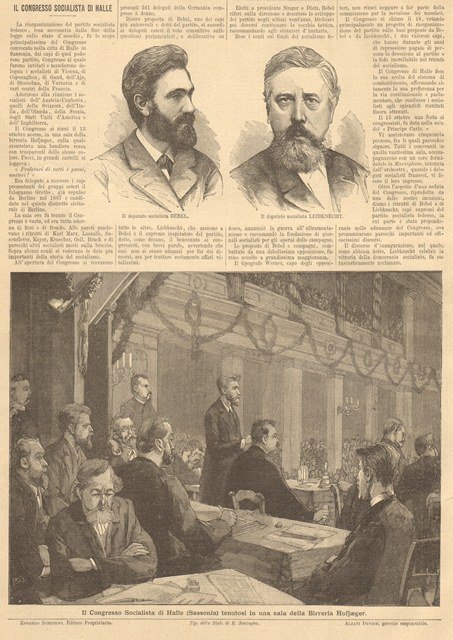 Il deputato socialista Bebel - Il deputato socialista Leibknecht - …