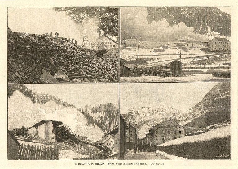 Il disastro di Airolo - Prima e dopo la caduta …
