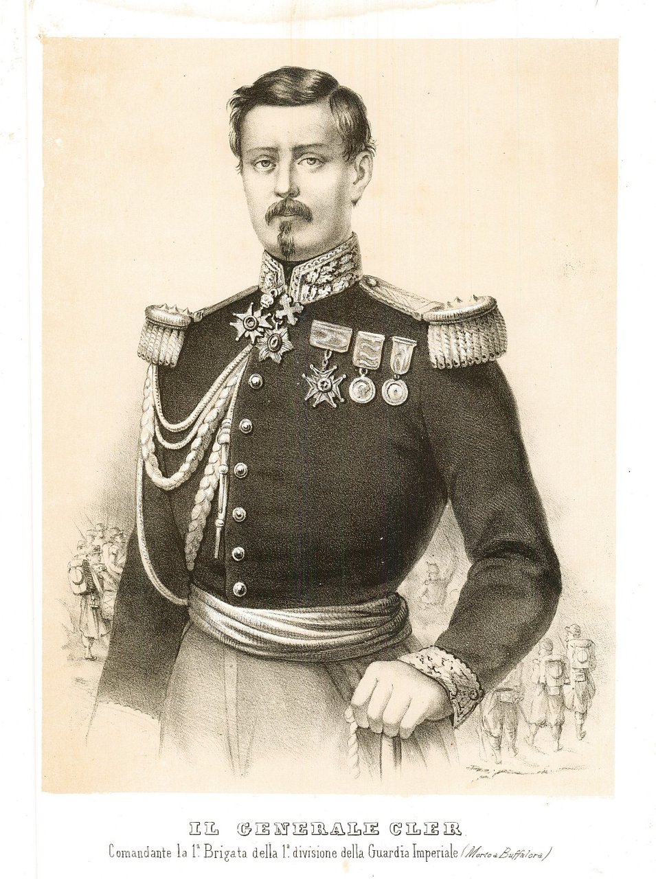 Il Generale Cler / Comandante la 1° Brigata della 1° …