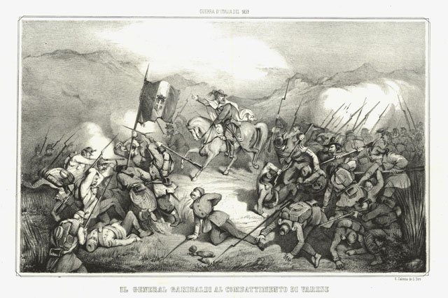 Il Generale Garibaldi al combattimento di Varese