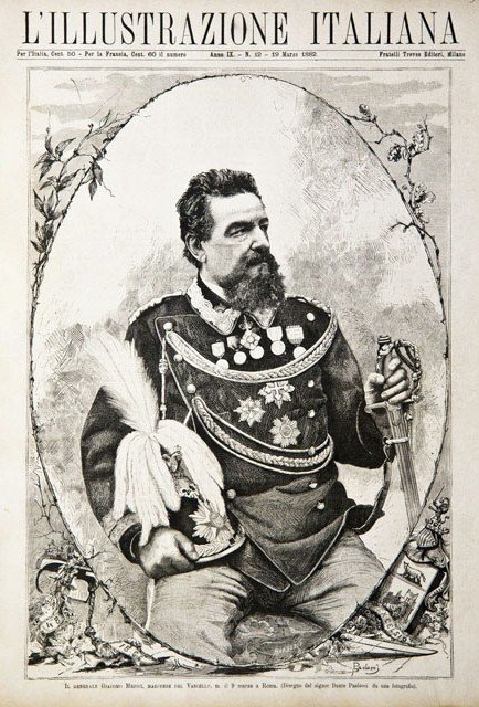 Il generale Giacomo Medici, marchese del Vascello, m. il 9 …