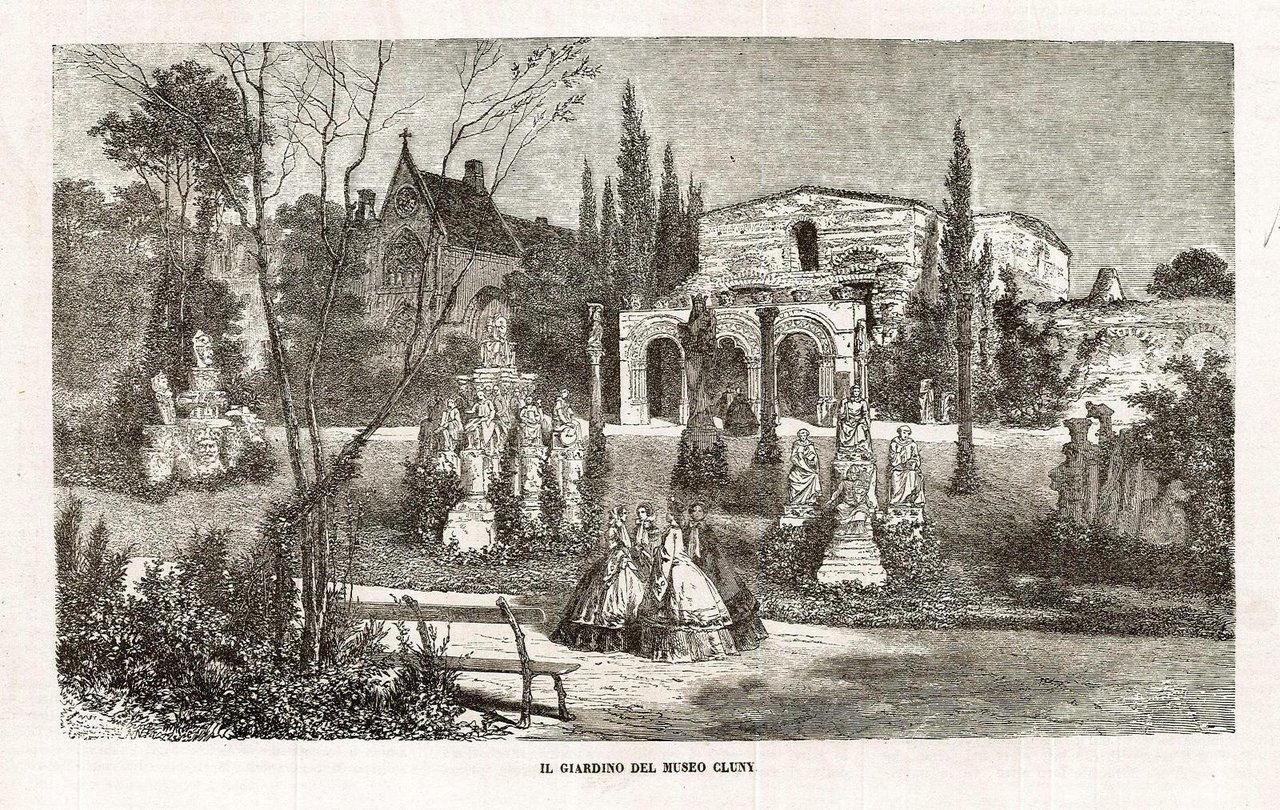 Il giardino del museo Cluny