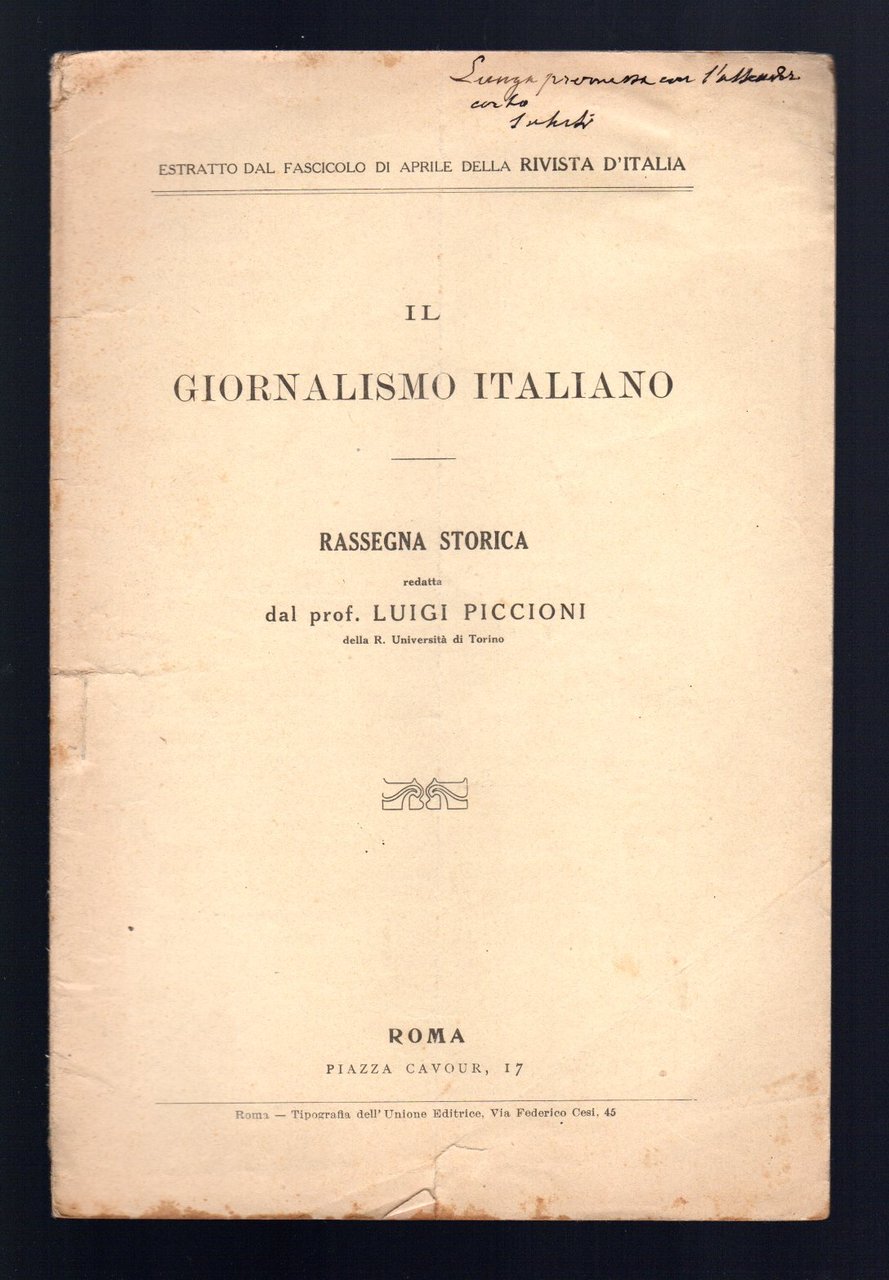 Il giornalismo italiano