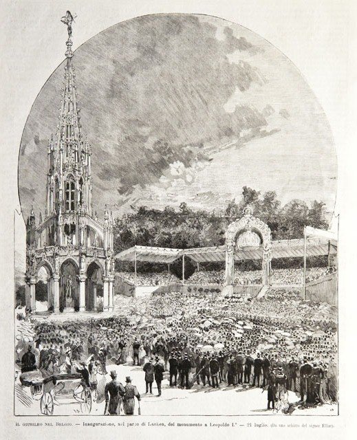 Il giubileo nel Belgio / Inaugurazione, nel parco di Laeken, …