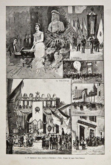 Il IV Centenario della nascita di Raffaello a Roma