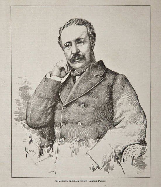 Il maggior generale Carlo Gordon Pascià