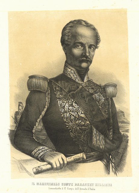 Il Maresciallo Conte Baraguey Hilliers / Comandante il 1° Corpo …