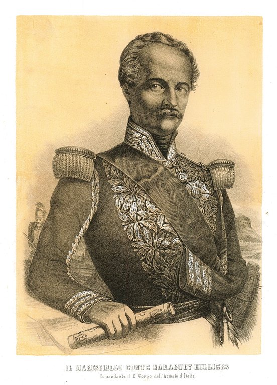 Il Maresciallo Conte Baraguey Hilliers / Comandante il 1° Corpo …