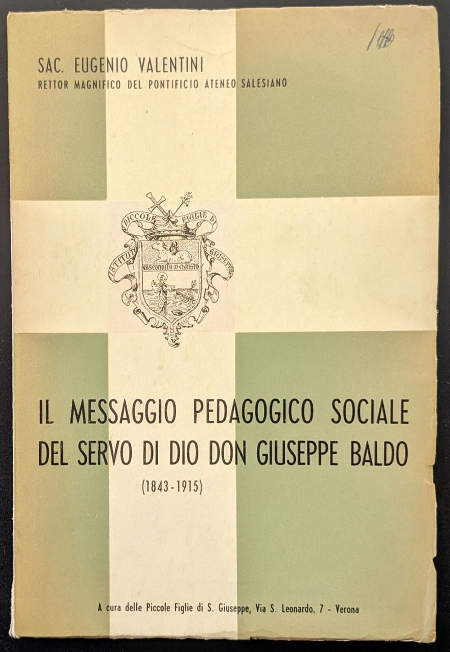 Il messaggio pedagogico sociale del servo di Dio Don Giuseppe …