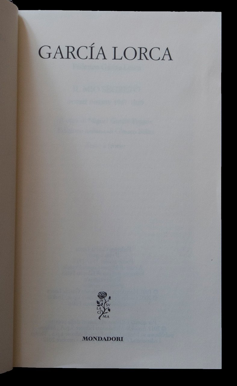 Il mio segreto - Poesie inedite 1917-1919