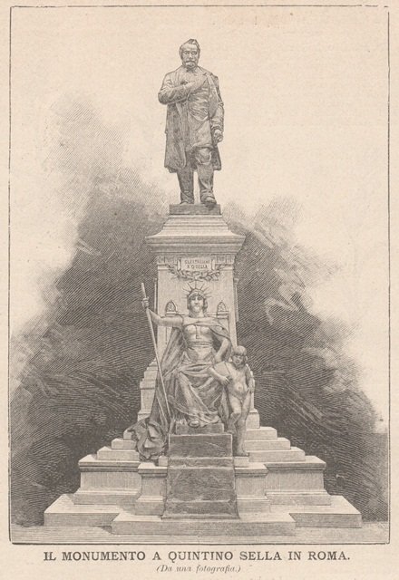 Il Monumento a Quintino Sella in Roma