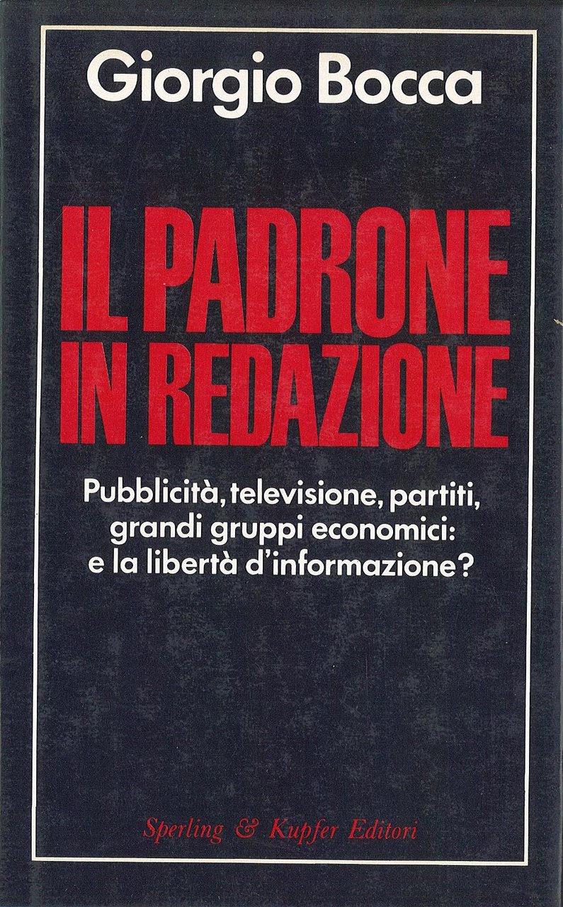 Il padrone in redazione