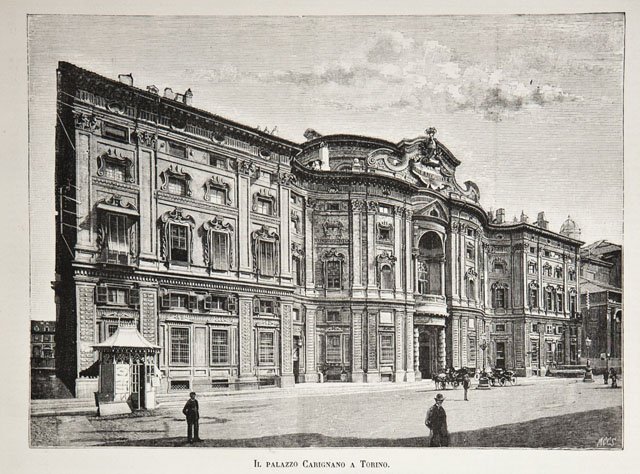 Il palazzo Carignano a Torino