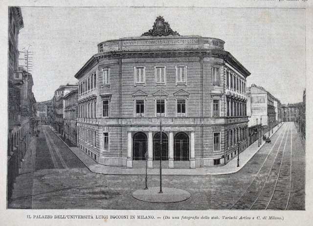 Il palazzo dell'Università Luigi Bocconi in Milano