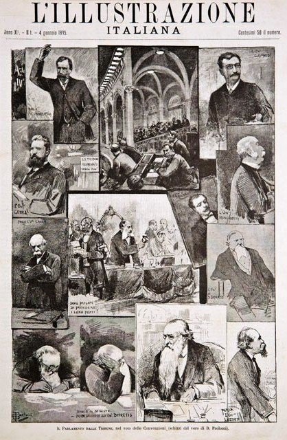 Il Parlamento dalle Tribune, nel voto delle Convenzioni