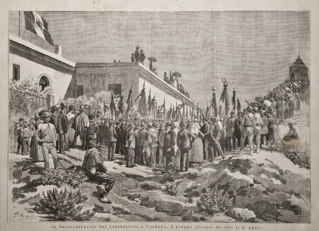 Il pellegrinaggio dei garibaldini a Caprera, 2 giugno
