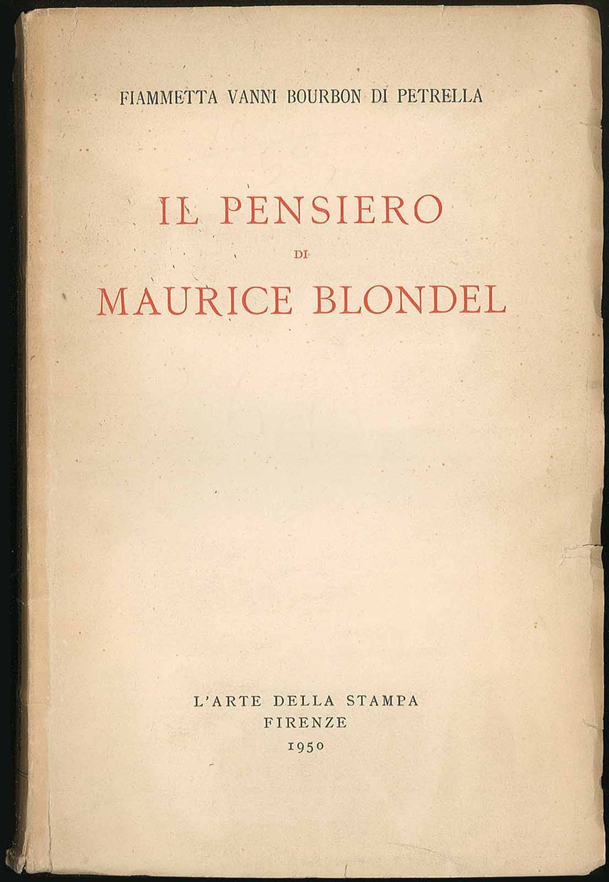Il pensiero di Maurice Blondel