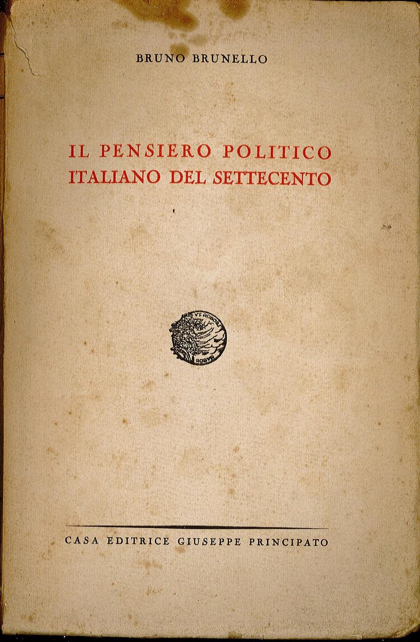 Il pensiero politico italiano del settecento