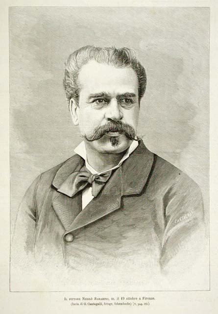 Il pittore Nicolò Barabino, m. il 19 ottobre a Firenze