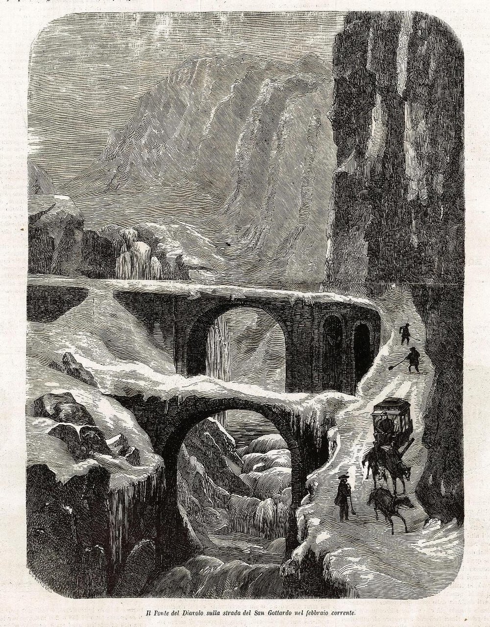 Il Ponte del Diavolo sulla strada del San Gottardo nel …
