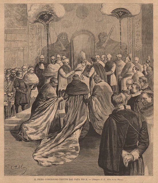 Il primo Concistoro tenuto dal Papa Pio X