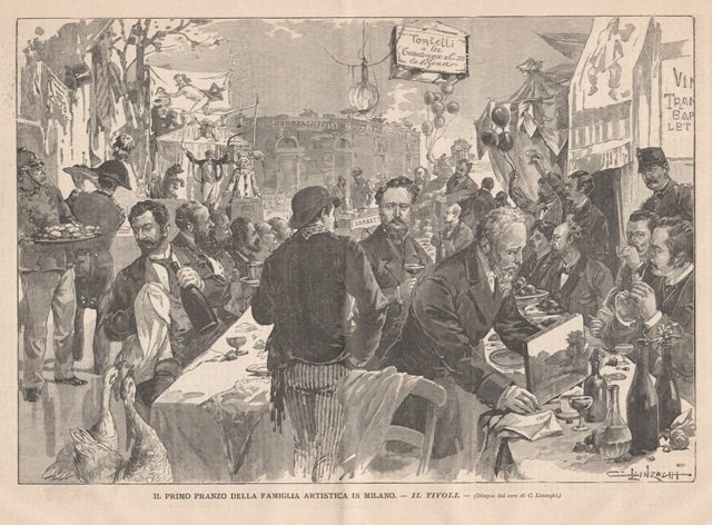 Il primo pranzo della Famiglia Artistica in Milano - Il …