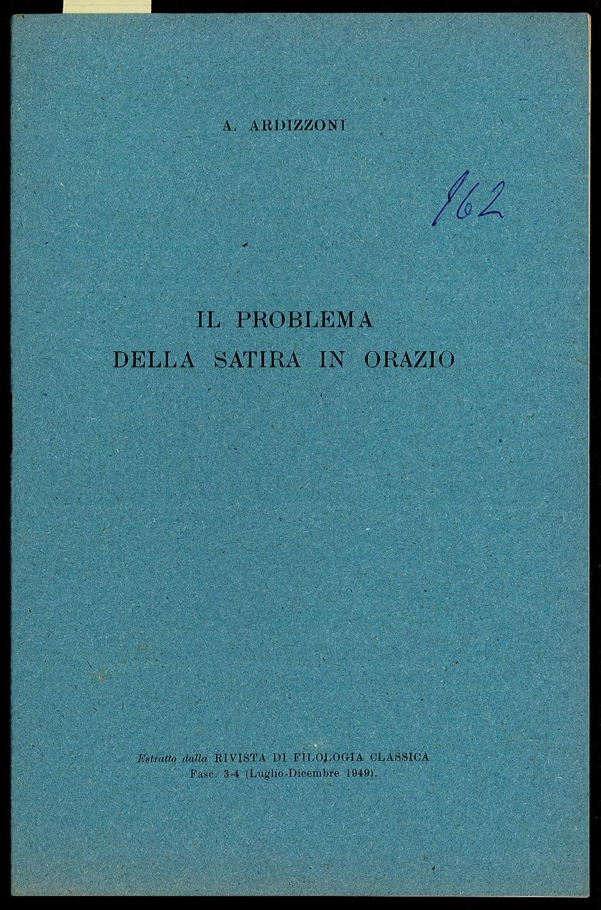 Il problema della satira in Orazio
