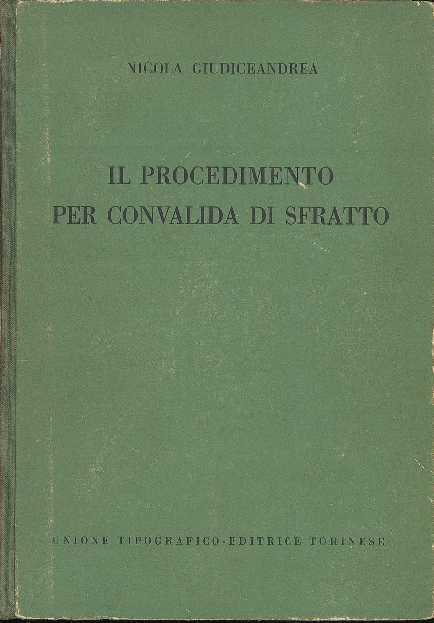 Il procedimento per convalida di sfratto