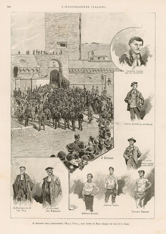 Il processo dell’associazione Mala Vita alle Assise di Bari