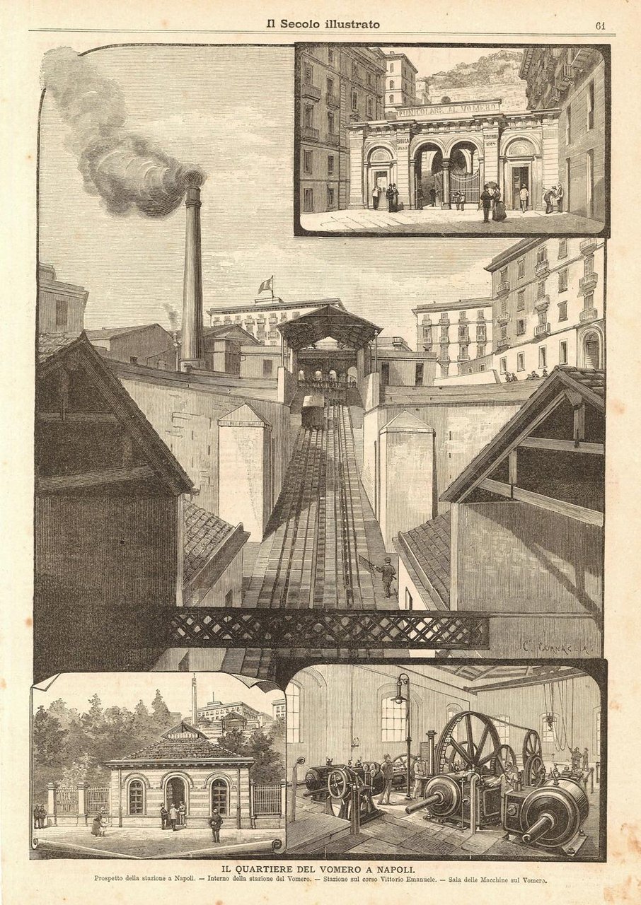 Il quartiere del Vomero a Napoli