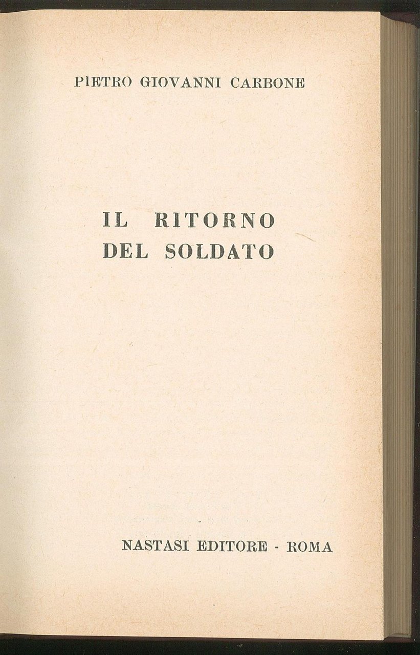 Il ritorno del soldato