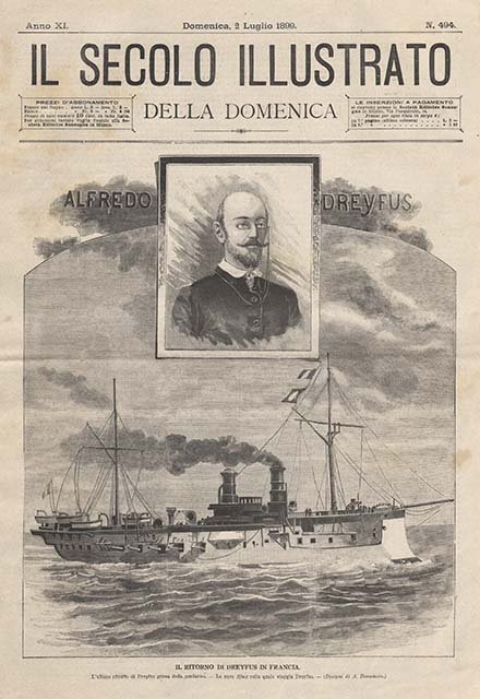 Il ritorno di Dreyfus in Francia