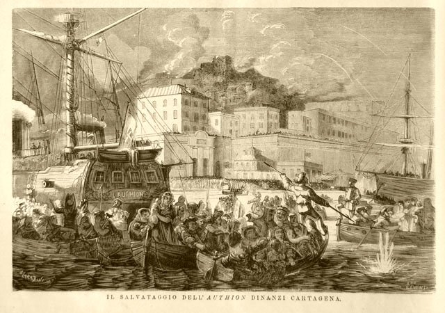 Il salvataggio dell’Authion dinanzi Cartagena