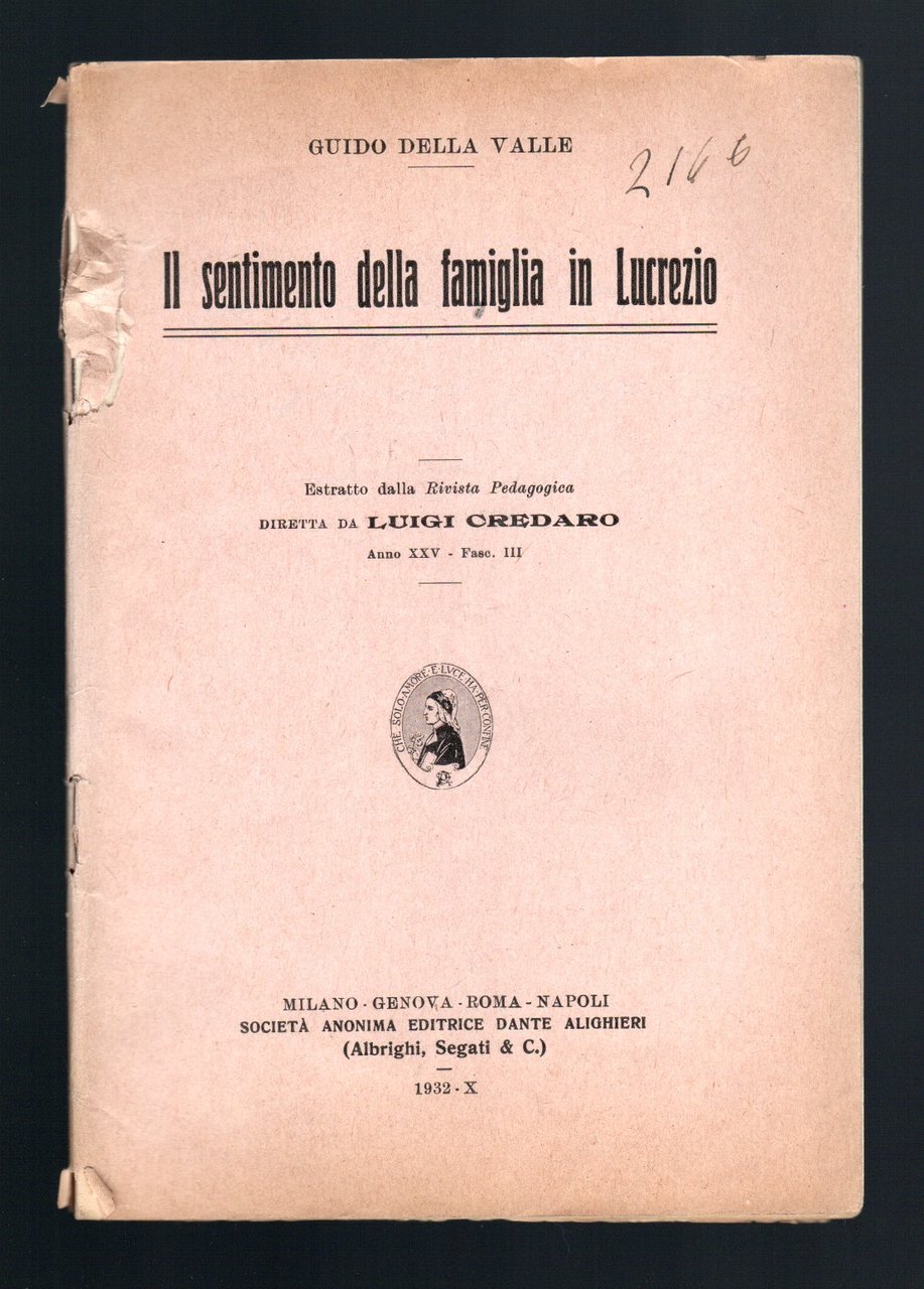 Il sentimento della famiglia in Lucrezio