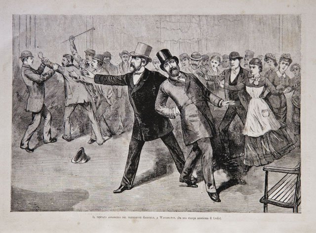 Il tentato assassinio del presidente Garfield, a Washington | Immagine principale
