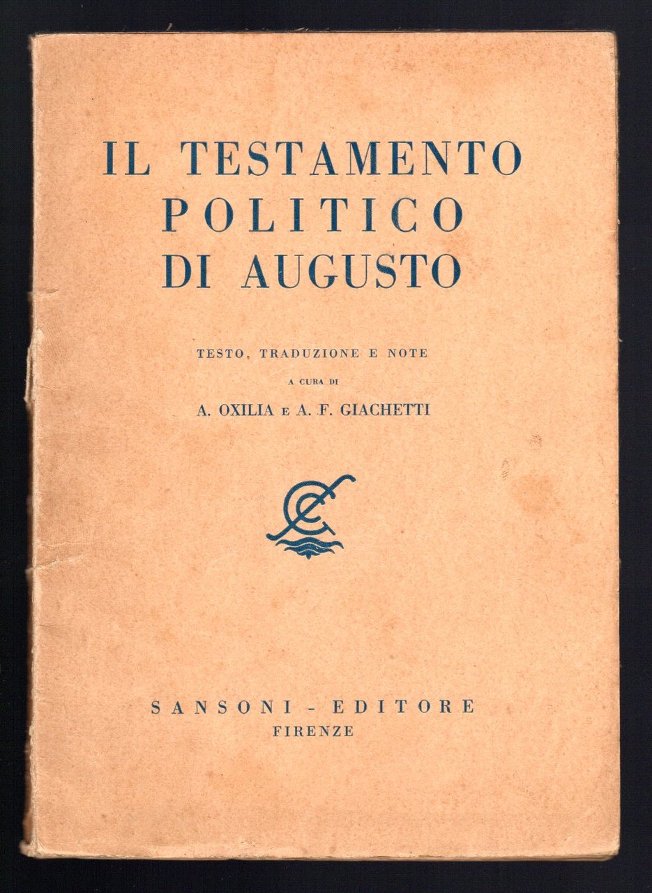 Il testamento politico di Augusto