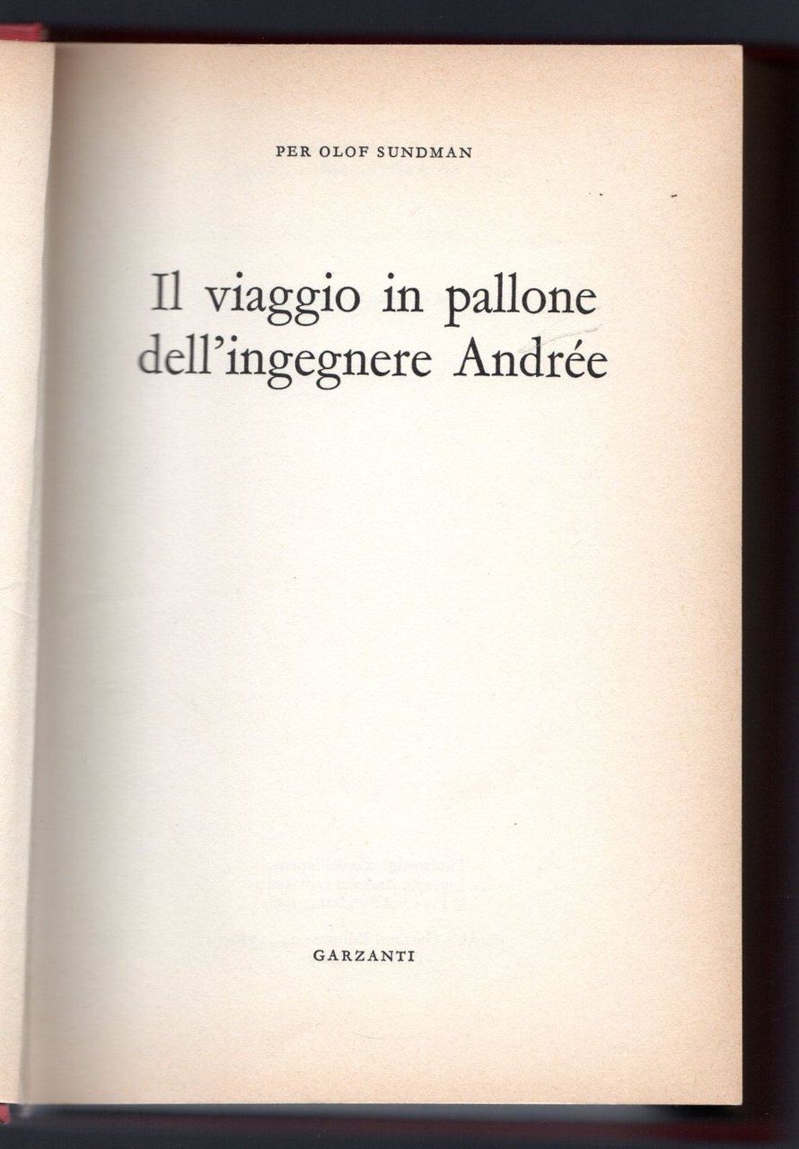 Il viaggio in pallone dell'ingegnere Andree
