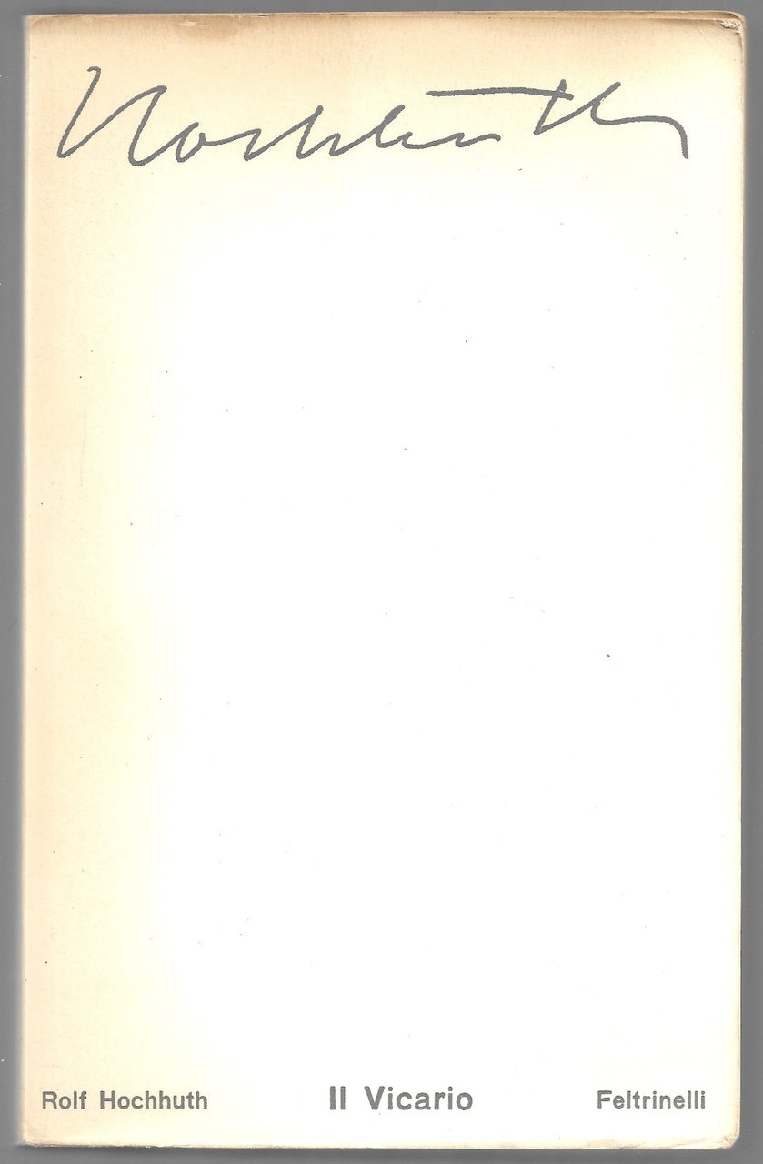 Il Vicario - Dramma in 5 atti