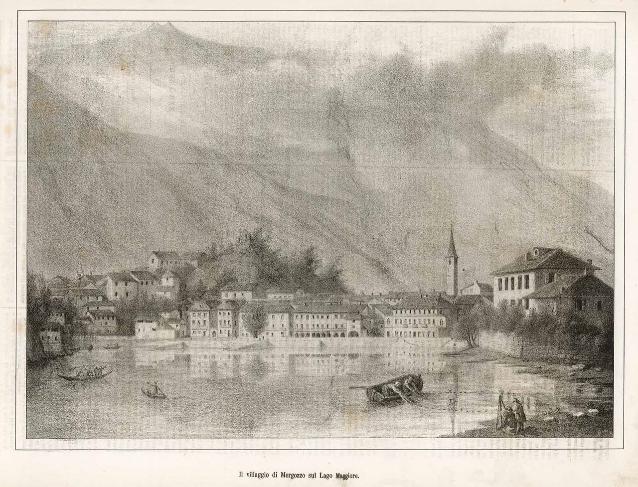 Il villaggio di Mergozzo sul Lago Maggiore