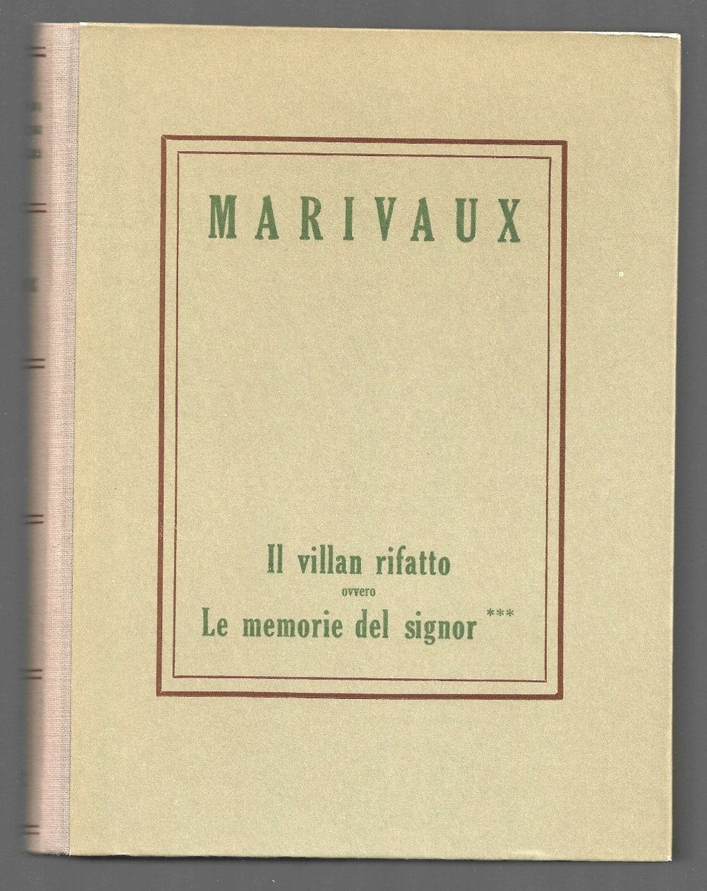 Il villan rifatto ovvero Le memorie del signor ***