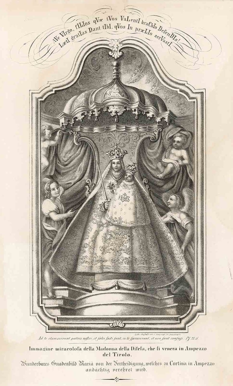 Immagine miracolosa della Madonna della Difesa, che si venera in …