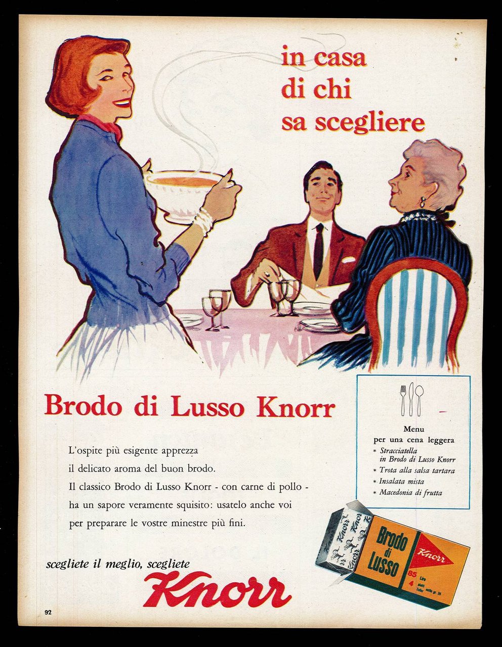 In casa di chi sa scegliere Brodo di Lusso Knorr