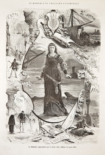 In memoria di Amilcare Ponchielli / La Gioconda, rappresentata per …
